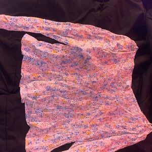 Floral Pink Blouse